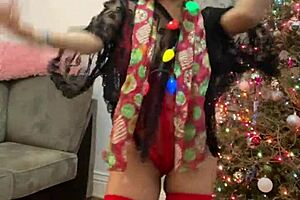 I love anna maria's christmas lingerie