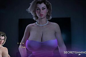 Stepson's hentai game with stepmother