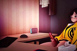 bad boy learns domination from mommy in hentai cowgirl