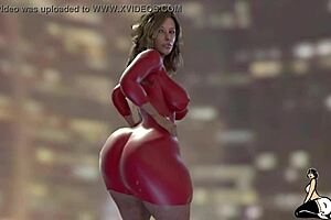 Stepmom's curvy booty gets noticed