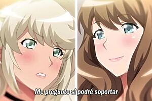 Stepmother seduces stepson in anime