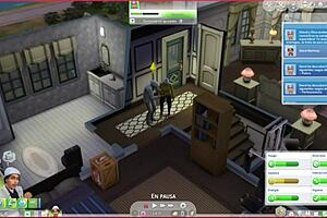 Playing The Sims 4 with a hot milf who cheats on her husband