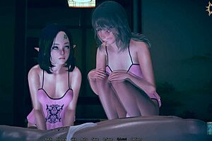 3D animated MILF and petite women in incubus-themed porn