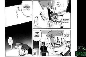 Maya and Ritsuko’s bodies in action in Evangelion parody