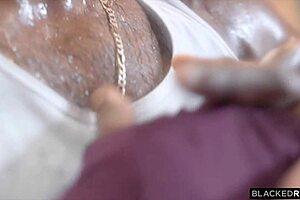 Lisa Belys gets a rough gym workout with a BBC