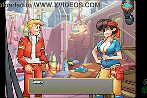 Space Rescue Ep 12 - Banging Busty Junkyard Owner