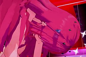 3D anime sex with horny Irys and creampie action