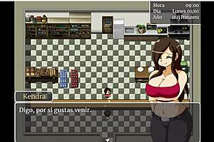 Anime MILF teaches her students well