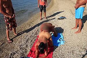 Public stud gets messy outdoor