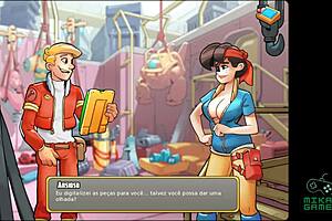Space Rescue Ep 12 - Banging Busty Junkyard Owner