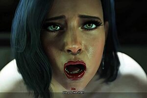 MILF gets 3D blowjob cheated on