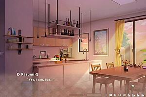 Wanna play with Summer Clover in hentai harem game for wild kitchen sex?