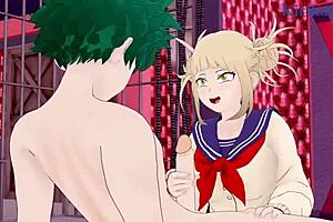 Hentai page featuring Himiko Toga and Momo Yaoyorozu