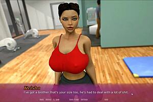 3D animated game with MILF and assjob action