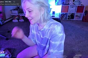 Hey, watch this pixie cut nymph throw it back