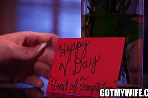 Ivy Ireland's heart races in her hotwife Valentine's surprise with Jay Smooth's intense POV blowjob and hardcore taboo adventure