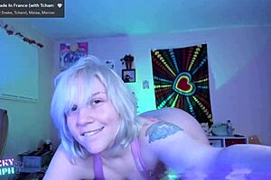 Pixie cut teen goes wild