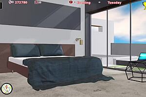 Hentai game with big tits and anal action