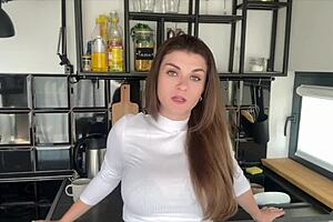 horny stepmother flaunts massive cock and begs stepson to suck it in hotel room