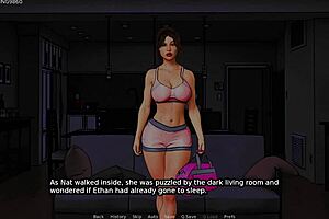 Kinky wife in 3D animated game