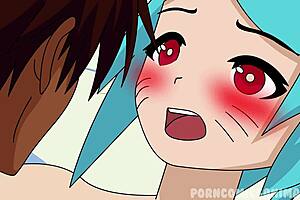Big tits and rough sex in Gumball porn parody