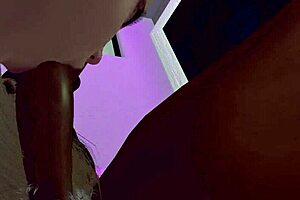 3D adult cartoon of a naughty mom getting a facial
