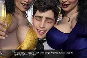 Huge tits and big dicks in hot 3D hentai