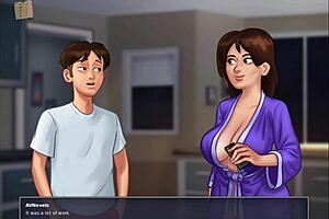 Watching Sexy Jamie Shower in Summertime Saga 4