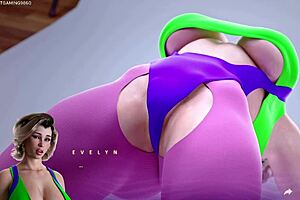 3D game with stepmoms seduction