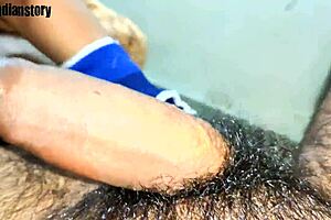 Asian beauty blows like a pro