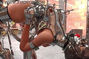 hardcore bdsm metal bondage compilation by cybercaptain