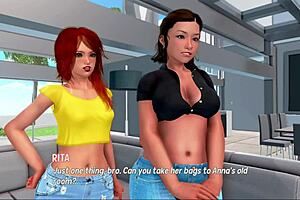 3D game with big tits and monster cock action