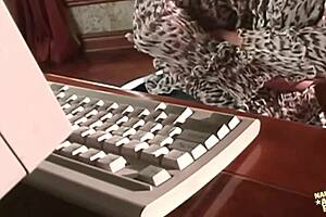 is this sweet chick filling her needs with a big dick?