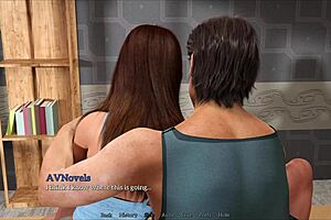 Stepsister craves cock with stepmom right next door, risky fun.