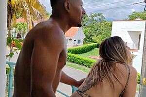 Mara and Rioc's passionate balcony scene