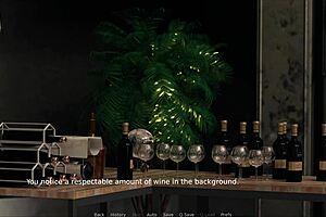 Hot milf showing off her big cans in 3D game