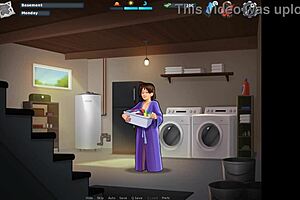 jenny and step mom steamy shower sex