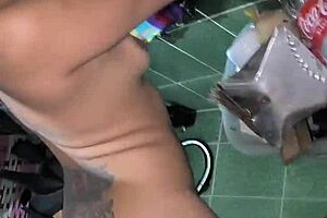 Havena Bolt swallows cum from tattooed hunk in Rio's abandoned house 😏