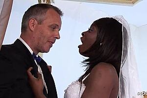 Ebony Jasmine cheats with old white guy