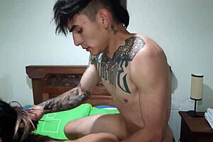 Hot Colombian tenant turns sexual