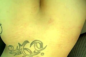 Amateur outdoor encounter between young and old in public homemade scene