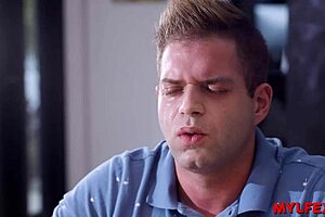 veronica rayne gets a slippery massage that turns into a huge tits fucking session