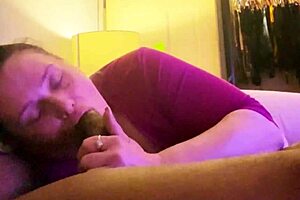 Only Way to Gag on That Huge Black Cock in Bedroom.