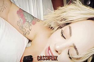 Teaching Ozzy Sparx to suck and fuck, but will she handle the creampie?