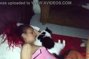 Experienced husband swallows big cum