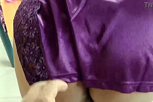 A beautiful woman with blonde hair shows off her beautiful body and especially her big boobs, she gives a lucky man a deep blow job and then they have sex. See how she cannot get enough of his big dick and how they both cum hard