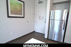 Stepson fucks hot stepmom Candice Dare after her rough day 😏