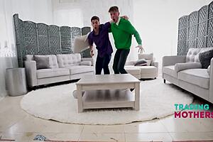 Step-sons submit to MILF domination