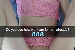 Steamy Snapchat session with anal play