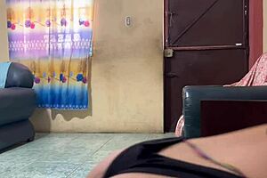 Big Ass Busty Neighbor Gets Stuck and Used by Old Pervert.